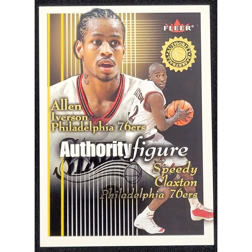 2000-01 FLEER AUTHORITY ALLEN‎ IVERSON AUTHORITY FIGURE #D 788/1250